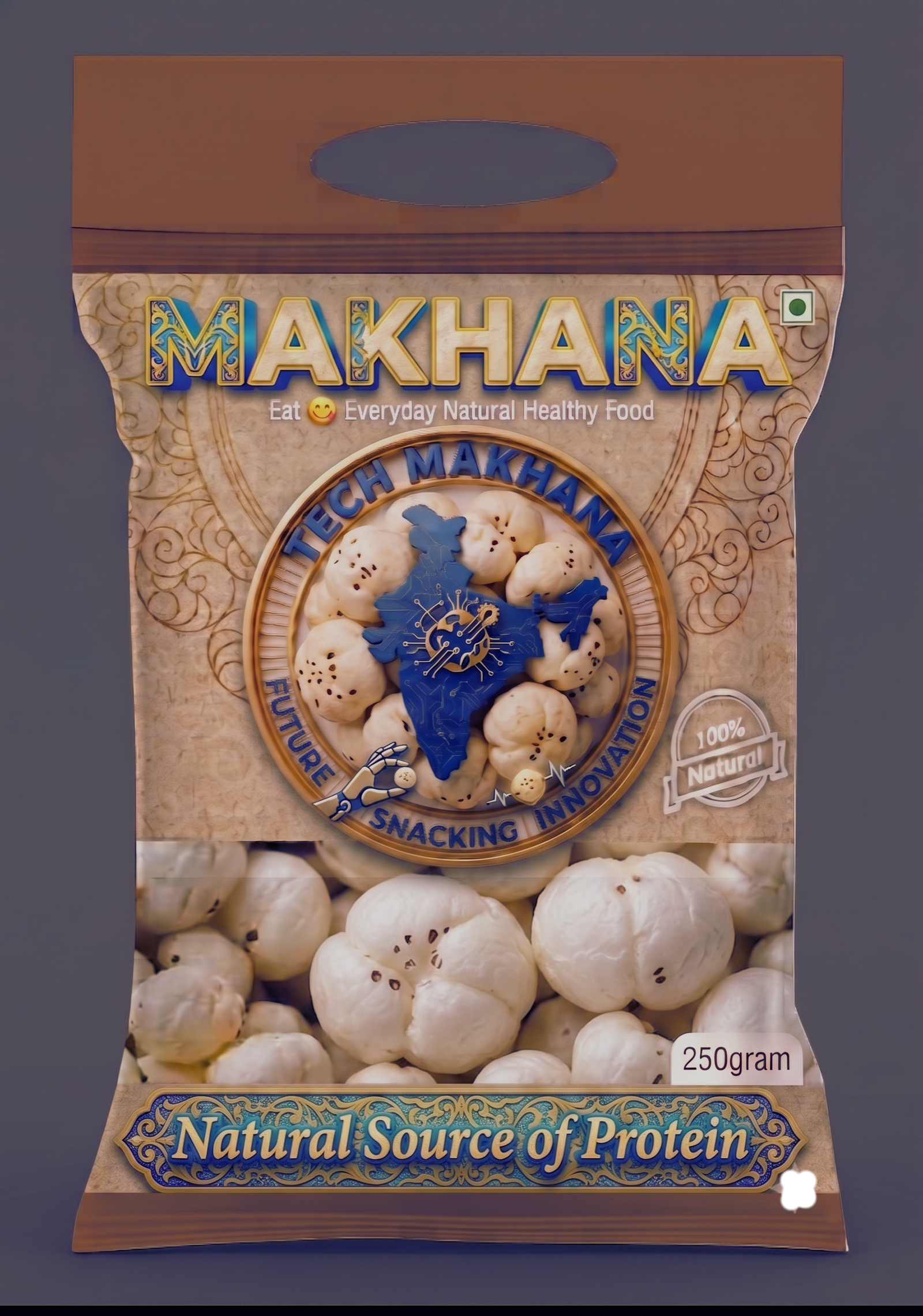 250 gram Makhana – King-Size Crunch & Nutrition | E-Health Food - Image 1