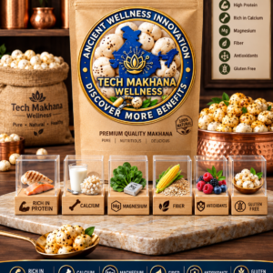 1Kg Pack Makhana–Nutritious Superfood | E-Health Food - Image 1